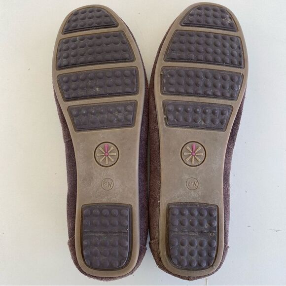 Isaac Mizrahi Live! Slip On Moccasins Shoes Brown Gold Women’s Size 6.5 - Picture 10 of 11